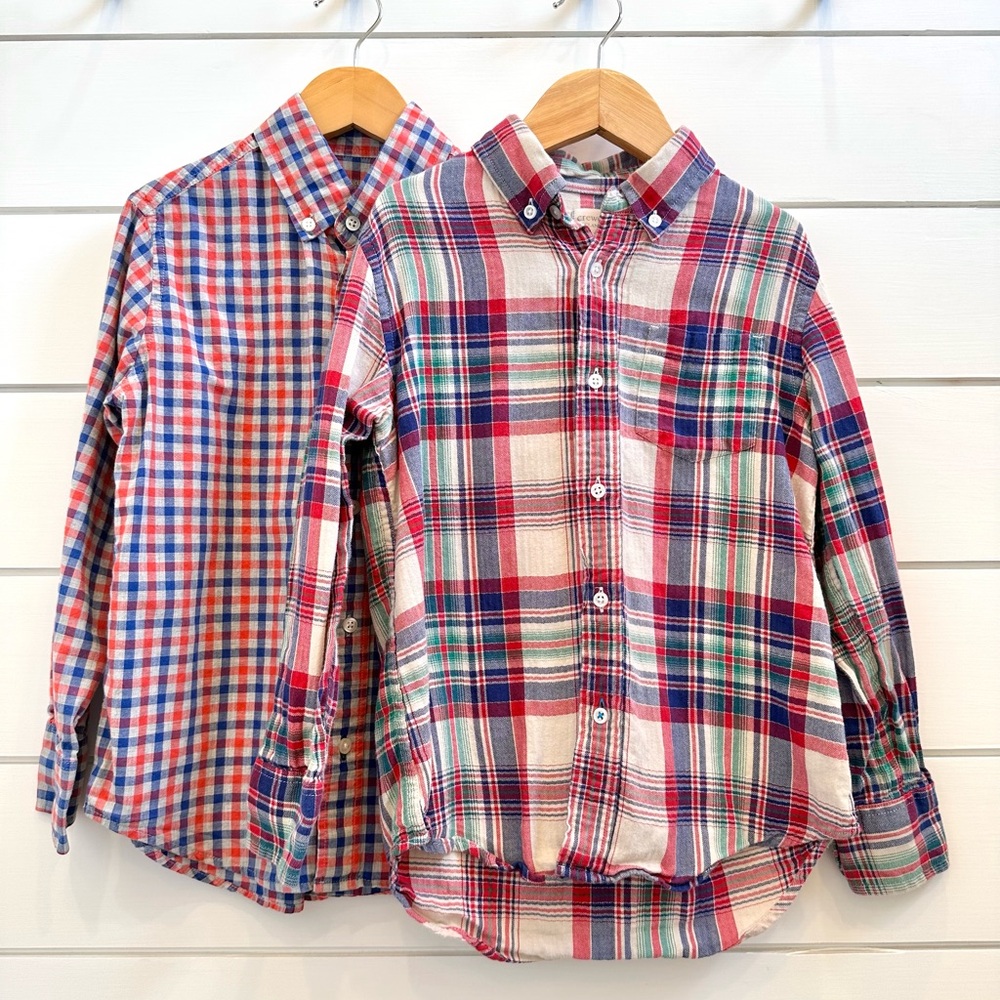 2 J.Crew Crewcuts Button-Ups